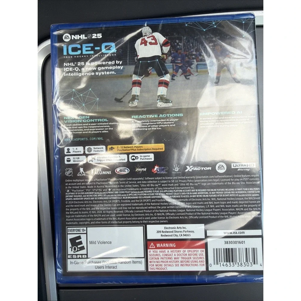 NHL 25 PS5 Brand New Factory Sealed EA Sports Hockey Game